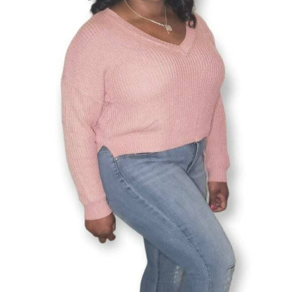 Wild Fable Women's V-Neck Pullover Sweater  Sz XXL - Picture 3 of 13